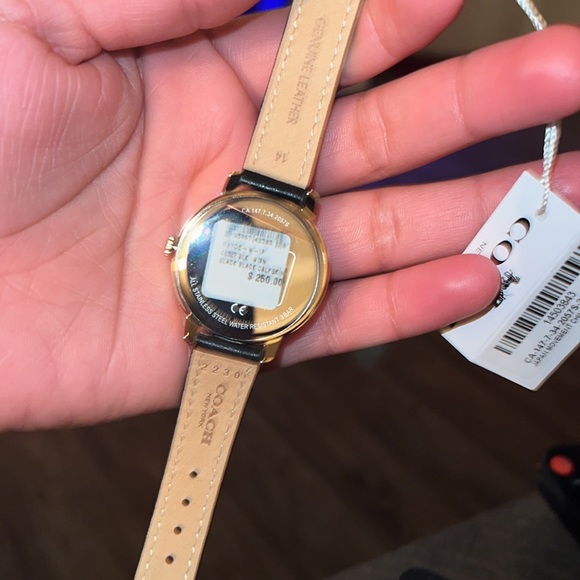 coach watch black leather - Picture 8 of 10